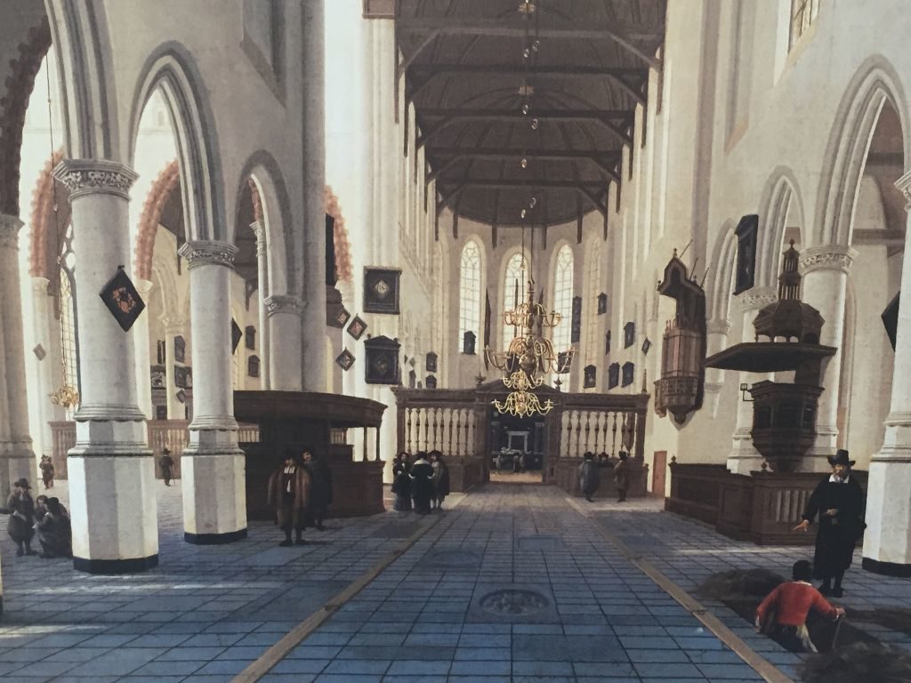 Hendrik Cornelisz van Vliet (1611 - 1675); Interior of the Oude Kerk, Delft (c.1660-70)