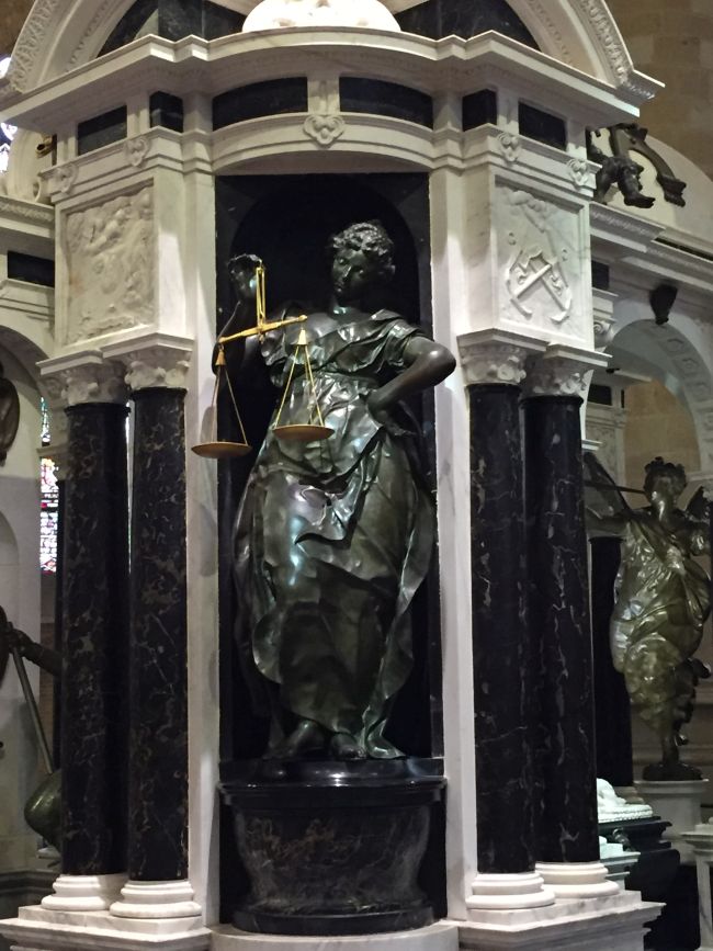 Detail des Mausoleums von Wilhelm von Oranien in der Neuen Kirche in Delft