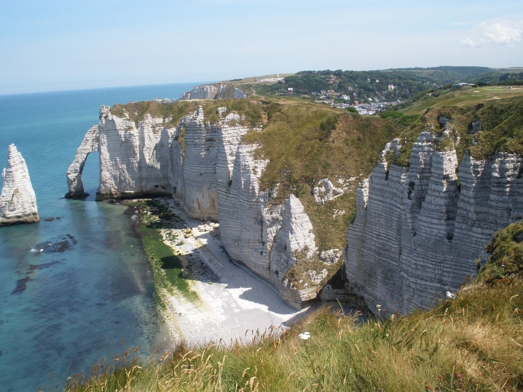 Kreidefelsen von Etretat in der Normandie