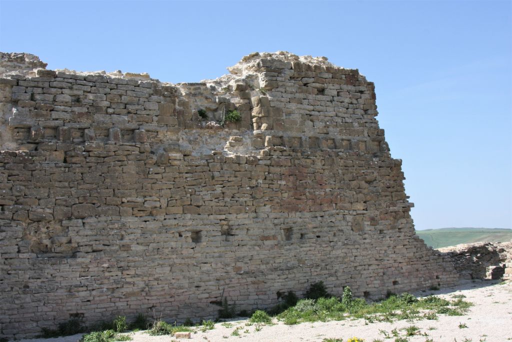 Ruinen der Festung Tiebas Muruarte de Reta