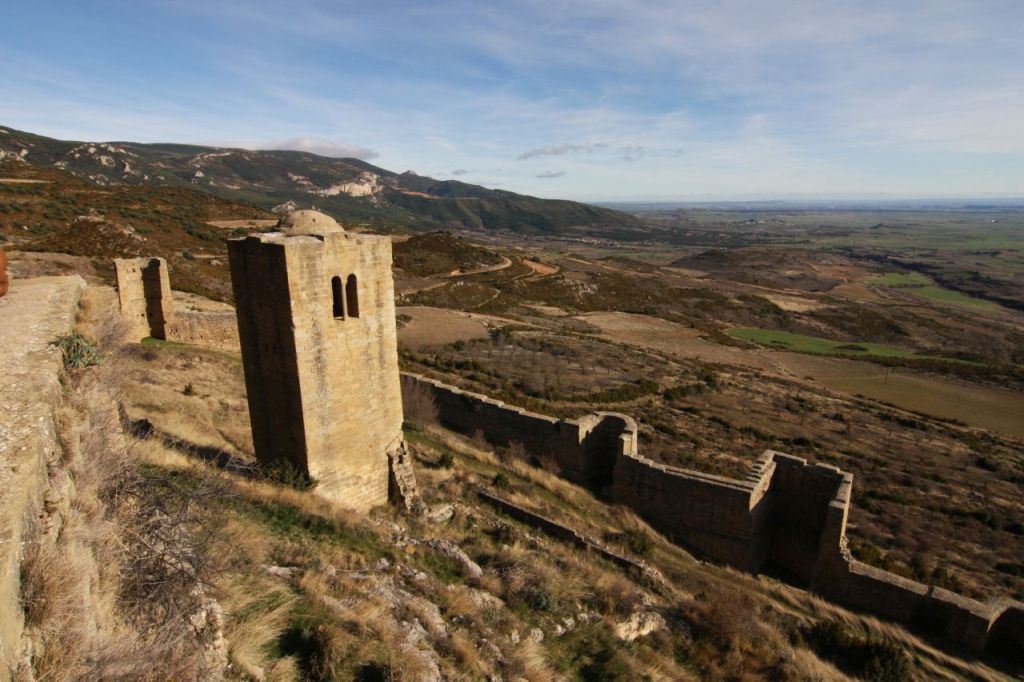 Der Torre de Albaran des Castillo de Loarre in Aragonien, Spanien