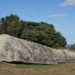 Der zerbrochene Menhir in Megalithenmuseum von Locmariaquer in der Bretagne