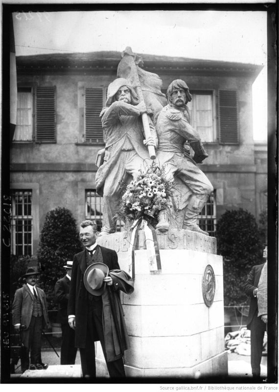Einweihung Denkmal Marseillaise 1922, Place Broglie Strasbourg