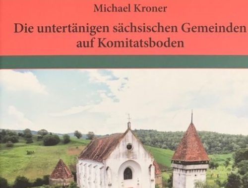 Ausschnitt Buchcover Michael Kroner; die untertaenigen saechsischen Gemeinden auf Komitatsboden